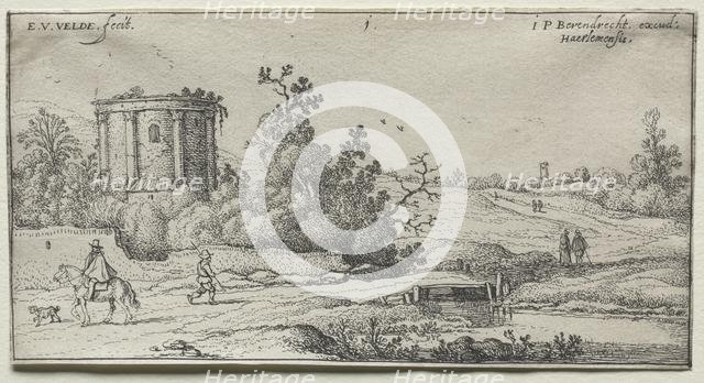 The Road by the Little Round Temple. Creator: Adriaen van de Velde (Dutch, 1636-1672).