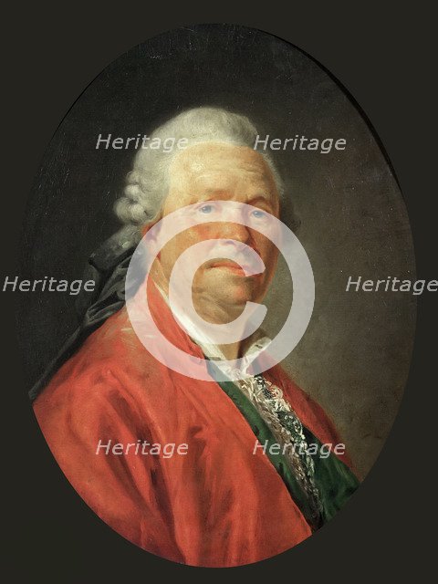 Portrait of the composer Christoph Willibald Ritter von Gluck (1714-1787), 1777.