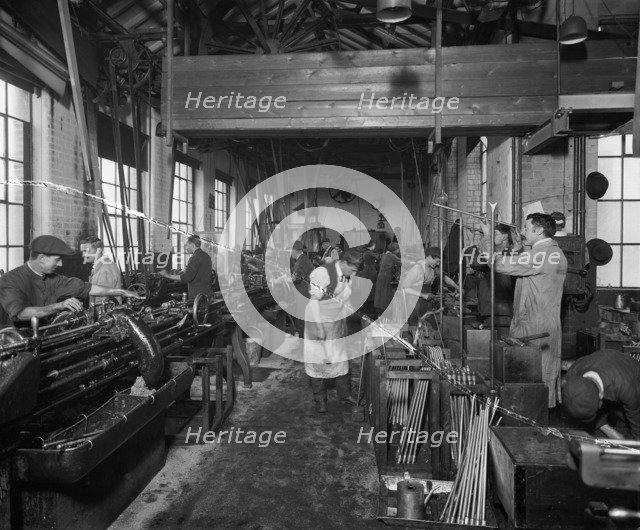 The Birmingham Small Arms factory, Small Heath, Birmingham, February 1917. Artist: H Bedford Lemere.