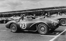 Aston Martin DB3S, Reg Parnell, Charterhall 1955. Creator: Unknown.