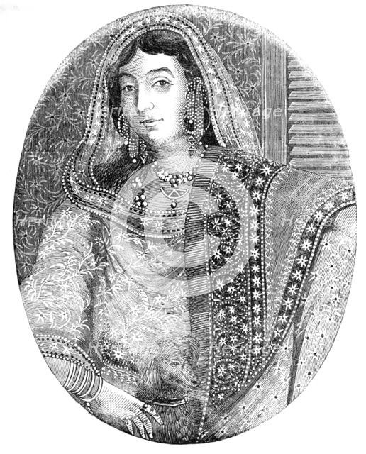 The Queen of Nepaul, 1857. Creator: Unknown.