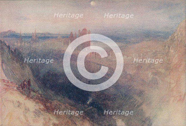 'Lausanne: From Le Signal', 1909. Artist: JMW Turner.