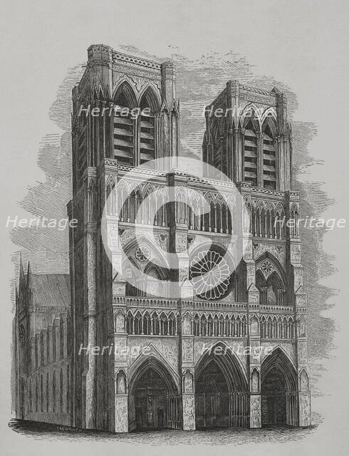 Notre-Dame, Paris, France, 1856. Creator: Unknown.