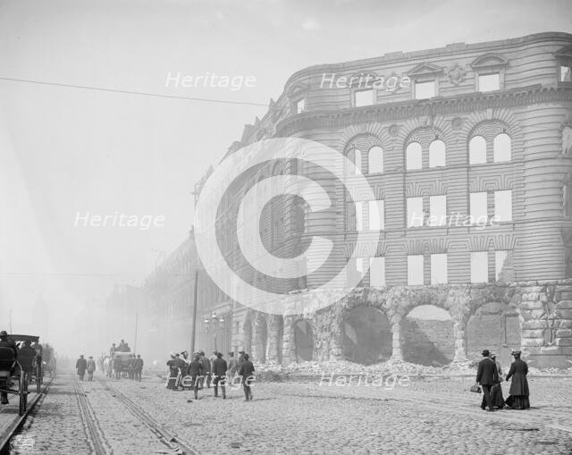 Looking up Market St. from near ferry, San Francisco, Cal., c1906. Creator: Unknown.