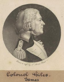 James Giles, 1799. Creator: Charles Balthazar Julien Févret de Saint-Mémin.