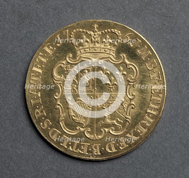 Guinea [pattern] (reverse), 1761. Creator: Unknown.