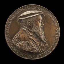 Johann Fichard, 1512-1581, Syndic of Frankfurt am Main [obverse], 1547. Creator: Hans Bolsterer.