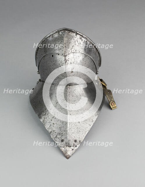 Bevor ("Falling Buff") and Gorget Plate, Europe, c. 1490. Creator: Unknown.