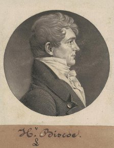 Henry Lawson Biscoe, 1808. Creator: Charles Balthazar Julien Févret de Saint-Mémin.