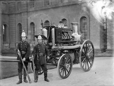 Fire brigade rally at Blenheim Palace, Oxfordshire, c1860-c1922. Artist: Henry Taunt