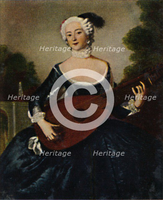 'Die Lieblingsschwester Friedr. D. Gr. 1709-1758. - Gemälde von Pesne', 1934. Creator: Unknown.