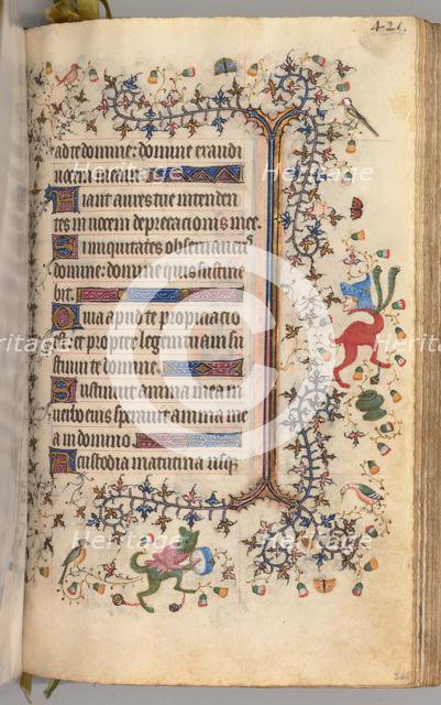 Hours of Charles the Noble, King of Navarre (1361-1425): fol. 205r, Text, c. 1405. Creator: Master of the Brussels Initials and Associates (French).