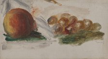 Pêche et raisins, c.1914. Creator: Pierre-Auguste Renoir.