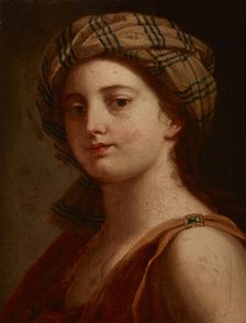 Study of a Woman in a Turban, 18th century. Creator: Unknown.