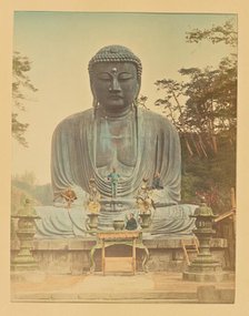 The Bronze Buddha at Kamakura, 1897. Creator: Ogawa Kazumasa.