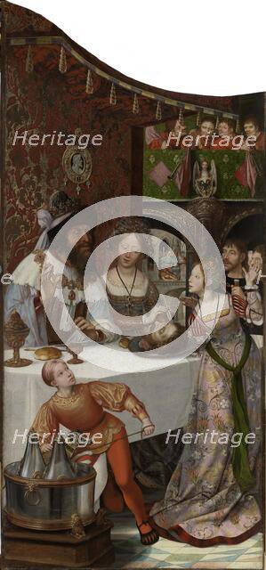 Altarpiece of the Joiners' Guild. The Beheading of Saint John the Baptist, 1511. Creator: Massys, Quentin (1466-1530).