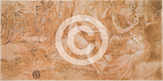 The Judgement of Midas: Apollo and Pan, n.d. Creator: Unknown.