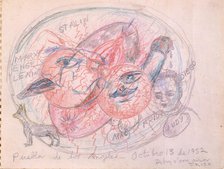 Puebla de los Ángeles, 1952. Creator: Kahlo, Frida (1907-1954).