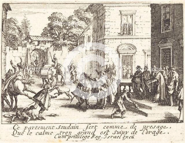 The Departure, 1635. Creator: Jacques Callot.