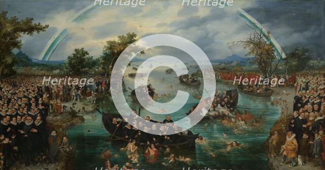 Fishing for Souls, 1614. Creator: Adriaen van de Venne.