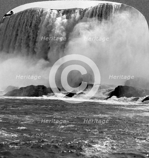 Thunder of Waters, American Falls, Niagra Falls, New York, USA.Artist: Realistic Travels Publishers