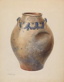 Jar, c. 1937. Creator: Charles Caseau.