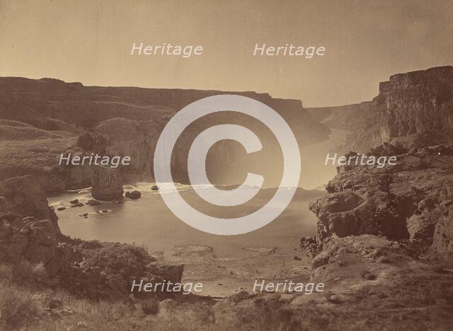 Shoshone Falls, Snake River, Idaho, 1874. Creator: Tim O'Sullivan.
