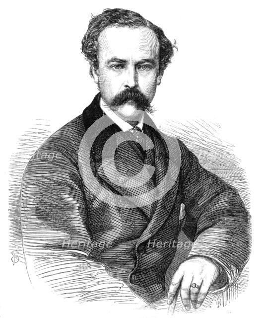 The Late Lieutenant-Colonel Patrick Stewart, Director-General of the Indo-European Telegraph, 1865. Creator: Unknown.