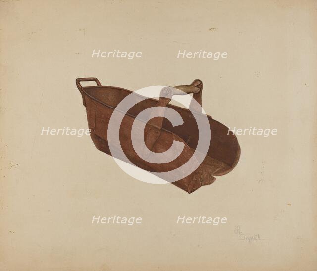 Grain Scoop, c. 1938. Creator: LeRoy Griffith.