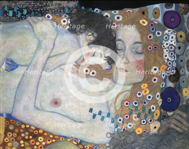  'The Three Ages', detail, 1905, by Gustav Klimt.