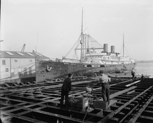 S.S. Morro Castle, Cramps Shipyards, Philadelphia, between 1900 and 1901. Creator: Unknown.