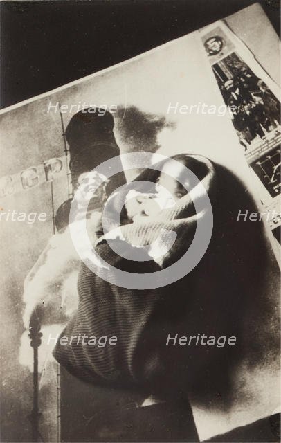 Birth Announcement of the Artist's Son, 1930. Creator: Lissitzky, El (1890-1941).