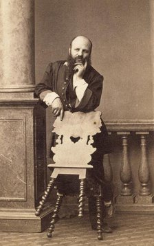 Self-portrait, c.1860. Creator: Andre-Adolphe-Eugene Disderi.