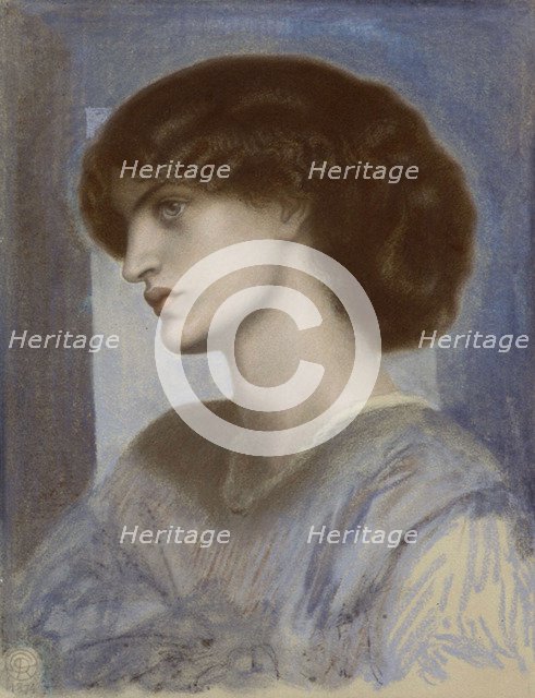 Portrait of Jane Morris, 1868-1874.