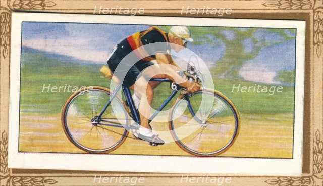 'Massed-Start Racing Position', 1939. Artist: Unknown.