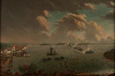 The Battle of Fredrikshamn on May 1790, 1791. Creator: Schoultz, Johan Tietrich (1754-1807).