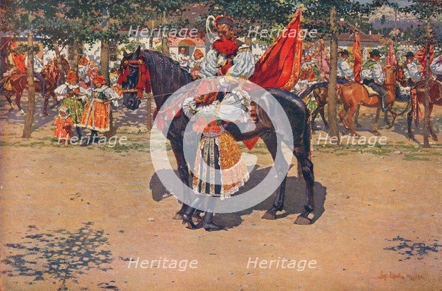 'At the Festival', 1911. Artist: Joza Uprka.