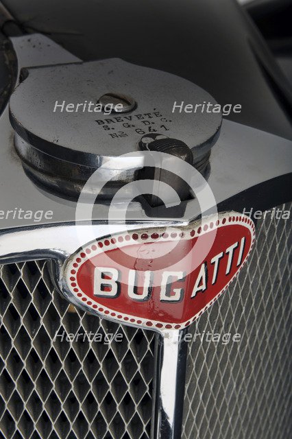 Bugatti type 57S 1937 . Artist: Simon Clay.