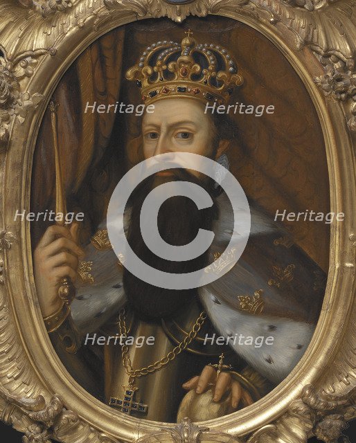 Portrait of the King Gustav I of Sweden (1496-1560).