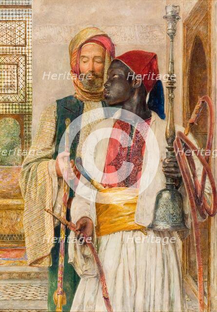 The Pipe Bearer, 1856. Creator: John Frederick Lewis.