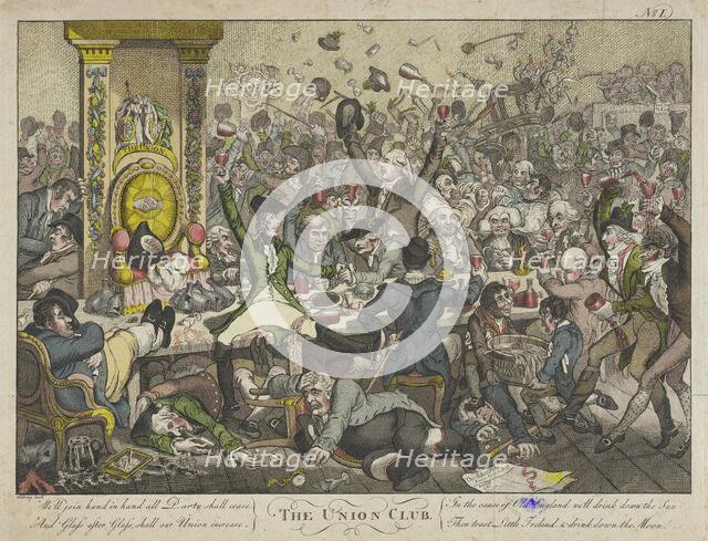 The Union Club, 1801. Creator: Unknown.