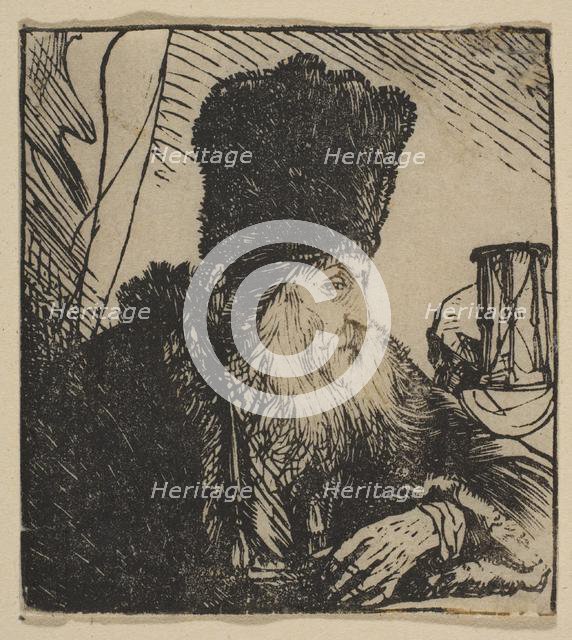 Philosopher with an Hourglass, 1620-74. Creator: Jan Lievens.