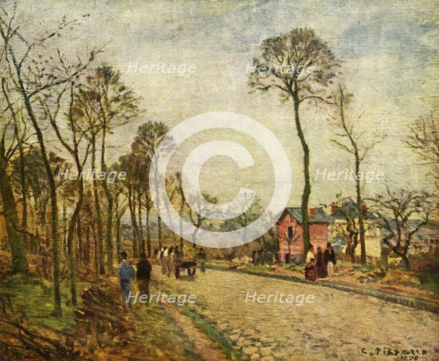 'The Road', 1870, (1939). Creator: Camille Pissarro.