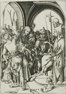 Christ Before Annas, c. 1480. Creator: Martin Schongauer.