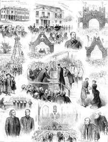 The Duke of Edinburgh's visit to Croydon, 1883. Creator: Unknown.