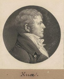 Knox, 1809. Creator: Charles Balthazar Julien Févret de Saint-Mémin.