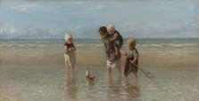 Children of the Sea, 1872. Creator: Jozef Israels.