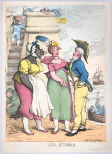 Sea Stores, March 25, 1812., March 25, 1812. Creator: Thomas Rowlandson.