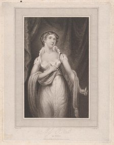 Miss O'Neill as Juliet, May 29, 1815. Creator: James Godby.