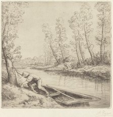 Morning along the River (La matin sur la riviere). Creator: Alphonse Legros.